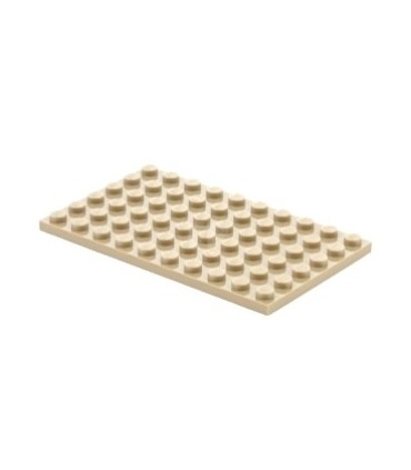 Tan Plate 6 x 10