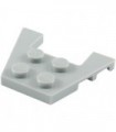 Light Bluish Gray Wedge, Plate 3 x 4 with Stud Notches