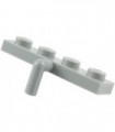 Light Bluish Gray Plate, Modified 1 x 4 with Arm Down