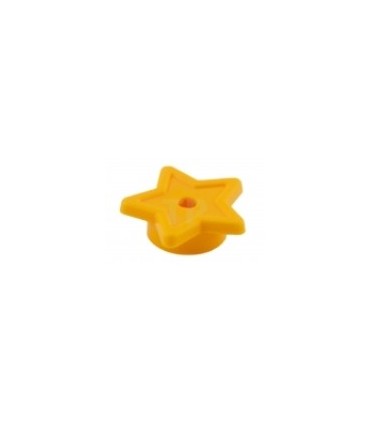Bright Light Orange Friends Accessories Star with Stud Holder