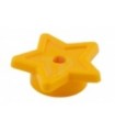 Bright Light Orange Friends Accessories Star with Stud Holder