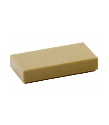 Dark Tan Tile 1 x 2