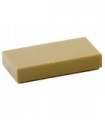 Dark Tan Tile 1 x 2