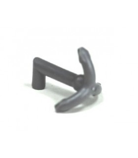 Dark Bluish Gray Hook, Grappling Hook with Bar