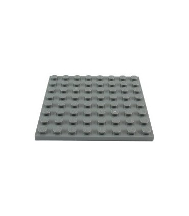 Dark Bluish Gray Plate 8 x 8