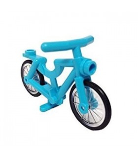 Medium Azure Bicycle, Complete Assembly (1-Piece Wheels)