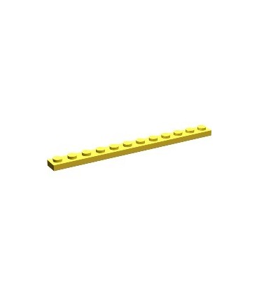 Yellow Plate 1 x 12