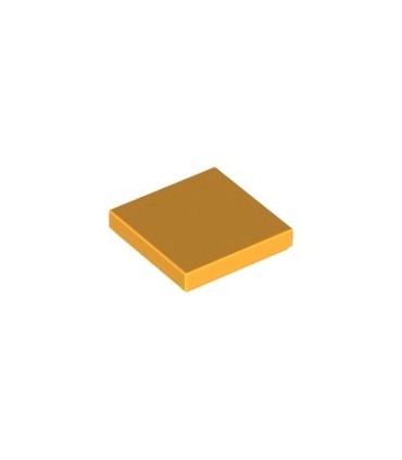 Bright Light Orange Tile 2 x 2