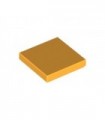 Bright Light Orange Tile 2 x 2