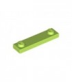 Lime Plate, Modified 1 x 4 with 2 Studs