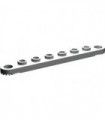 Light Gray Technic, Plate 1 x 8 with Toothed Ends