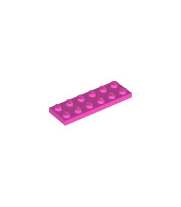 Dark Pink Plate 2 x 6