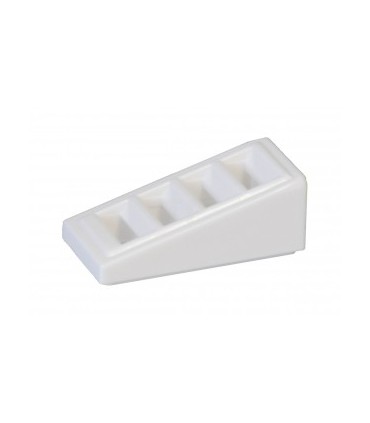 White Slope 18 2 x 1 x 2/3 with 4 Slots