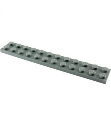Dark Bluish Gray Plate 2 x 12