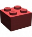 Dark Red Brick 2 x 2