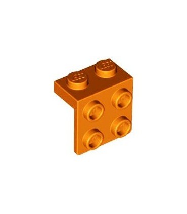 Orange Bracket 1 x 2 - 2 x 2