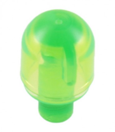 Trans-Bright Green Light Cover with Internal Bar / Bionicle Barraki Eye