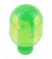 Trans-Bright Green Light Cover with Internal Bar / Bionicle Barraki Eye