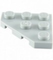 Light Bluish Gray Wedge, Plate 3 x 3 Cut Corner