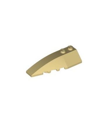 Tan Wedge 6 x 2 Left
