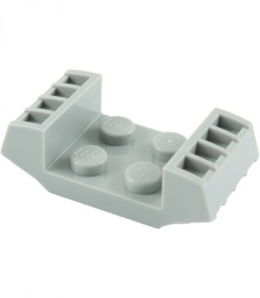 Light Bluish Gray Plate, Modified 2 x 2 with Grills
