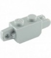 Light Bluish Gray Hinge Brick 1 x 2 Locking with 1 Finger Vertical End and 2 Fingers Vertical End