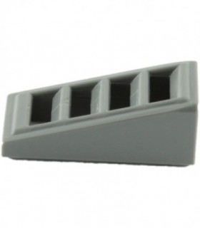 Dark Bluish Gray Slope 18 2 x 1 x 2/3 with 4 Slots