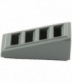 Dark Bluish Gray Slope 18 2 x 1 x 2/3 with 4 Slots