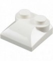 White Brick, Modified 2 x 2 x 2/3 Two Studs, Curved Slope End