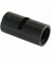 Black Technic, Pin Connector Round 2L with Slot (Pin Joiner Round)