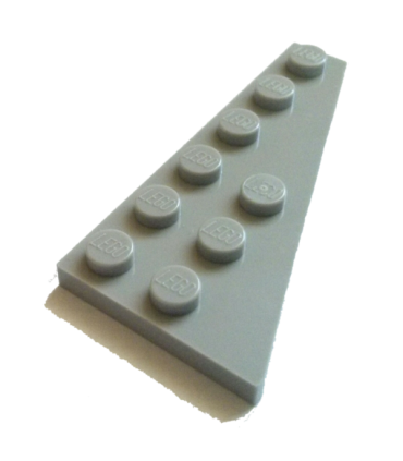 Dark Bluish Gray Wedge, Plate 6 x 3 Right
