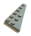 Dark Bluish Gray Wedge, Plate 6 x 3 Right
