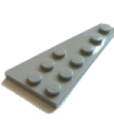 Dark Bluish Gray Wedge, Plate 6 x 3 Left