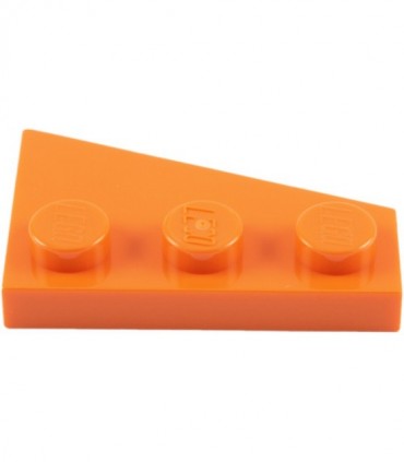 Orange Wedge, Plate 3 x 2 Left