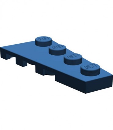 Dark Blue Wedge, Plate 4 x 2 Right