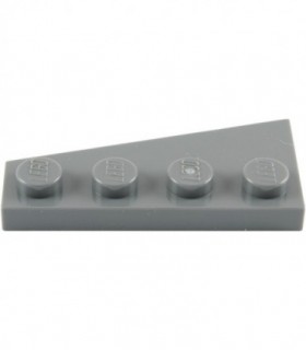 Dark Bluish Gray Wedge, Plate 4 x 2 Right