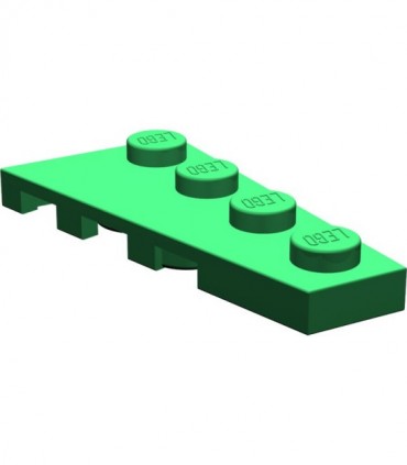 Green Wedge, Plate 4 x 2 Right