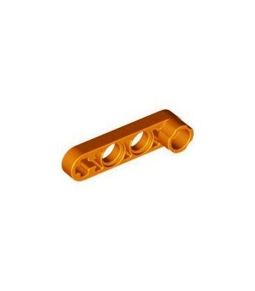 Orange Technic, Liftarm 1 x 4 Thin with Stud Connector