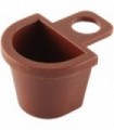 Reddish Brown Minifig, Container D-Basket