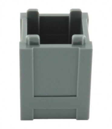 Dark Bluish Gray Container, Box 2 x 2 x 2 - Top Opening