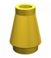 Yellow Cone 1 x 1 with Top Groove