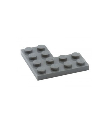 Dark Bluish Gray Plate 4 x 4 Corner