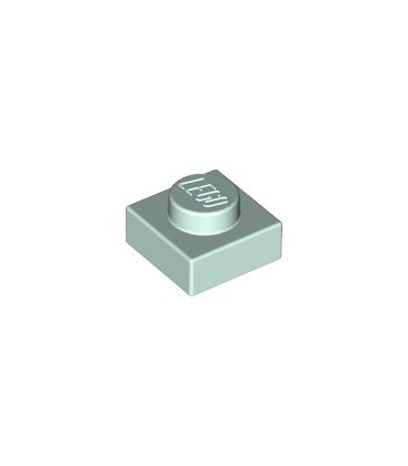 Light Aqua Plate 1 x 1