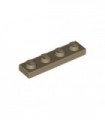 Dark Tan Plate 1 x 4