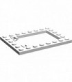 White Plate, Modified 6 x 8 Trap Door Frame Horizontal (Long Pin Holders)