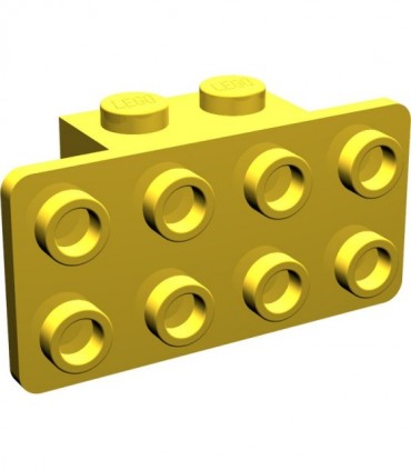 Yellow Bracket 1 x 2 - 2 x 4