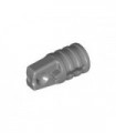 Dark Bluish Gray Hinge Cylinder 1 x 2 Locking with 1 Finger and Axle Hole on Ends
