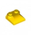 Yellow Brick, Modified 2 x 2 x 2/3 Two Studs, Curved Slope End
