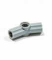 Light Bluish Gray Technic, Axle and Pin Connector Angled N3 - 157.5 degrees