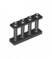 Black Fence Spindled 1 x 4 x 2 with 4 Studs